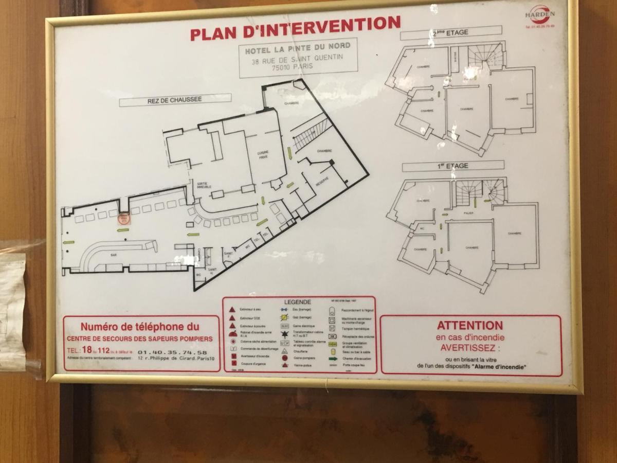 A La Pinte Du Nord Hotel Париж Екстериор снимка